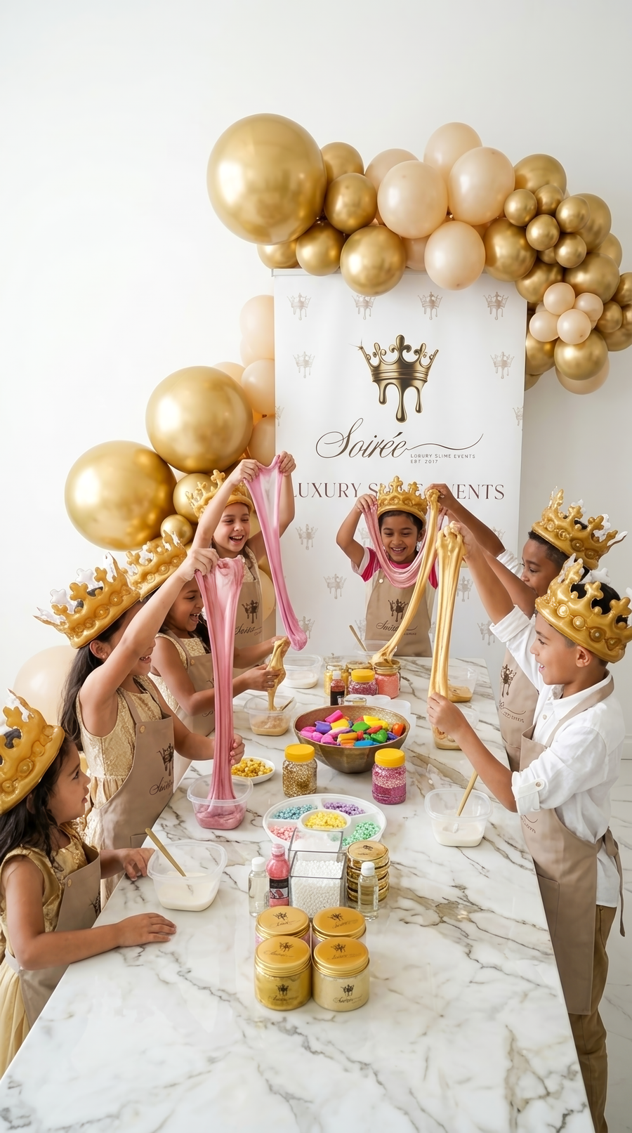 Slime Soirée party moment